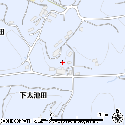 福島県二本松市西勝田下太池田25周辺の地図