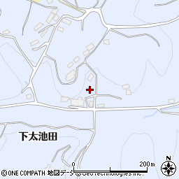 福島県二本松市西勝田下太池田24-1周辺の地図