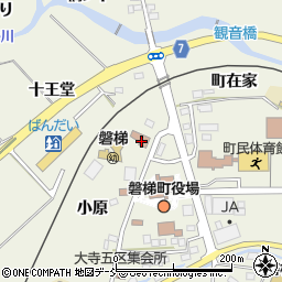 磐梯郵便局周辺の地図