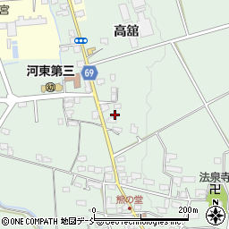 福島県会津若松市河東町熊野堂若林甲周辺の地図