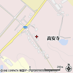 新潟県三条市高安寺周辺の地図