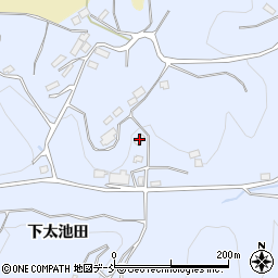 福島県二本松市西勝田下太池田22周辺の地図