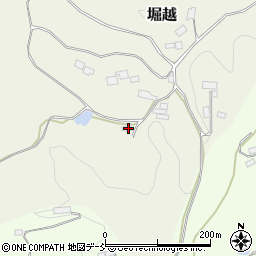 福島県二本松市堀越326周辺の地図