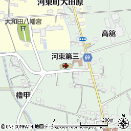 会津若松市役所幼稚園　河東第三幼稚園周辺の地図