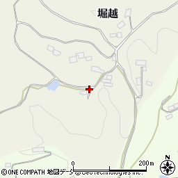 福島県二本松市堀越327周辺の地図