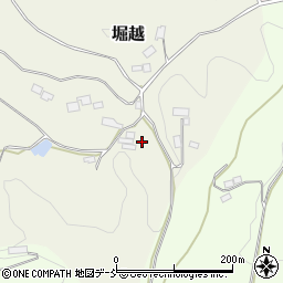 福島県二本松市堀越371周辺の地図