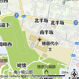 猪苗代町立猪苗代小学校周辺の地図