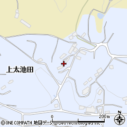福島県二本松市西勝田下太池田283周辺の地図
