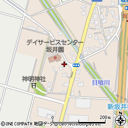 坂井町集落開発センター周辺の地図
