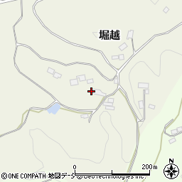 福島県二本松市堀越184周辺の地図