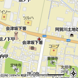 ＥＮＥＯＳ会津坂下ＳＳ周辺の地図