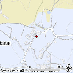 福島県二本松市西勝田下太池田46周辺の地図