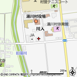 会津よつば農業協同組合　湯川支店周辺の地図