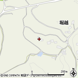 福島県二本松市堀越176周辺の地図
