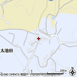 福島県二本松市西勝田下太池田271周辺の地図