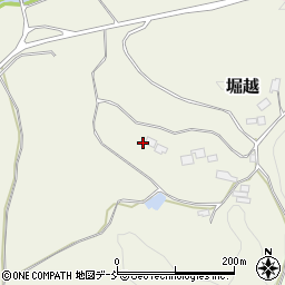 福島県二本松市堀越197周辺の地図