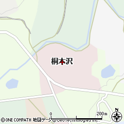 福島県耶麻郡猪苗代町桐木沢周辺の地図