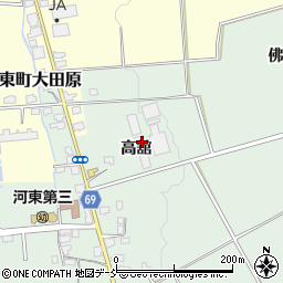 福島県会津若松市河東町熊野堂高舘12周辺の地図