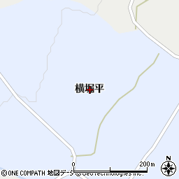 福島県安達郡大玉村玉井横堀平周辺の地図