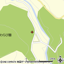 丸渕観光わらび園周辺の地図