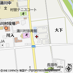 湯川郵便局 ＡＴＭ周辺の地図