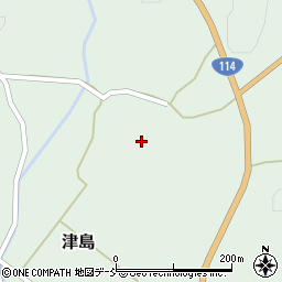福島県双葉郡浪江町津島関場周辺の地図