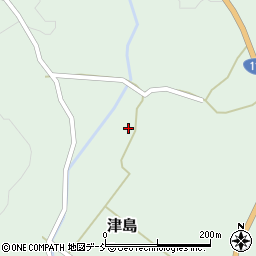 福島県浪江町（双葉郡）津島（獺渕）周辺の地図