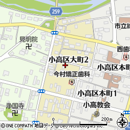 福島県南相馬市小高区大町周辺の地図