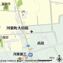 福島県会津若松市河東町熊野堂龍塚周辺の地図
