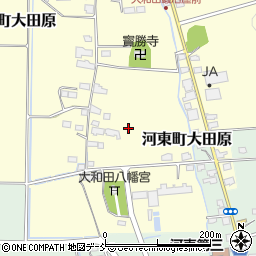 福島県会津若松市河東町大田原村中周辺の地図