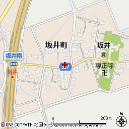 新潟県見附市坂井町周辺の地図
