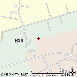 福島県会津若松市河東町熊野堂佛山甲周辺の地図