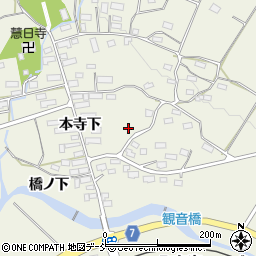 福島県耶麻郡磐梯町磐梯本寺下周辺の地図