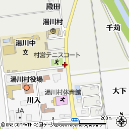 湯川小川屋前周辺の地図