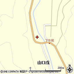福島県西会津町（耶麻郡）下谷（水尻戊）周辺の地図