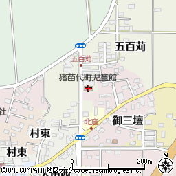 猪苗代町児童館周辺の地図