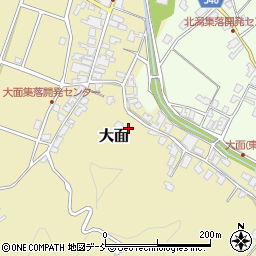 新潟県三条市大面周辺の地図
