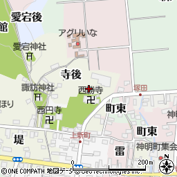 福島県耶麻郡猪苗代町寺後周辺の地図