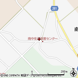 南中公民館周辺の地図