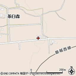 福島県会津若松市河東町広野（浮世段）周辺の地図