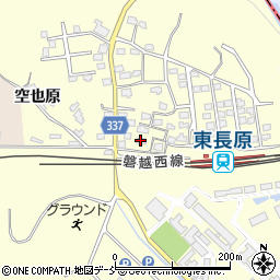 福島県会津若松市河東町東長原空也原111周辺の地図