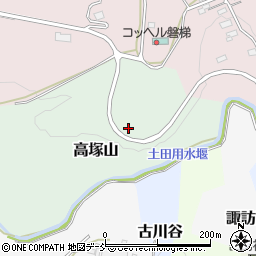 福島県耶麻郡猪苗代町高塚山周辺の地図