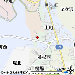 福島県耶麻郡猪苗代町土町西裡周辺の地図