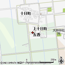 福島県会津坂下町（河沼郡）五香周辺の地図