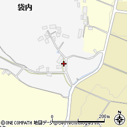 福島県二本松市袋内208周辺の地図