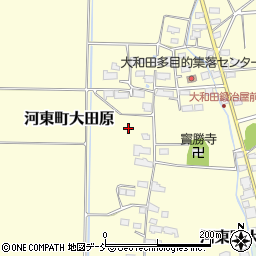 福島県会津若松市河東町大田原村西周辺の地図