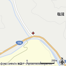 福島県双葉郡浪江町赤宇木塩浸29周辺の地図