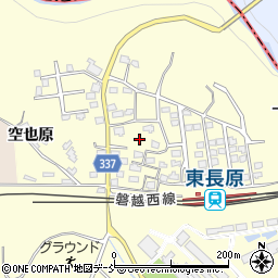 福島県会津若松市河東町東長原空也原127周辺の地図