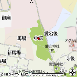 福島県耶麻郡猪苗代町小館周辺の地図