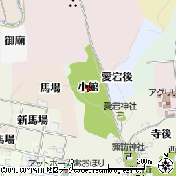 福島県猪苗代町（耶麻郡）小館周辺の地図